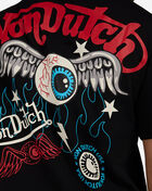 Von Dutch Flying Eye Logo Tee VND9E0373SN-BLK Black 3