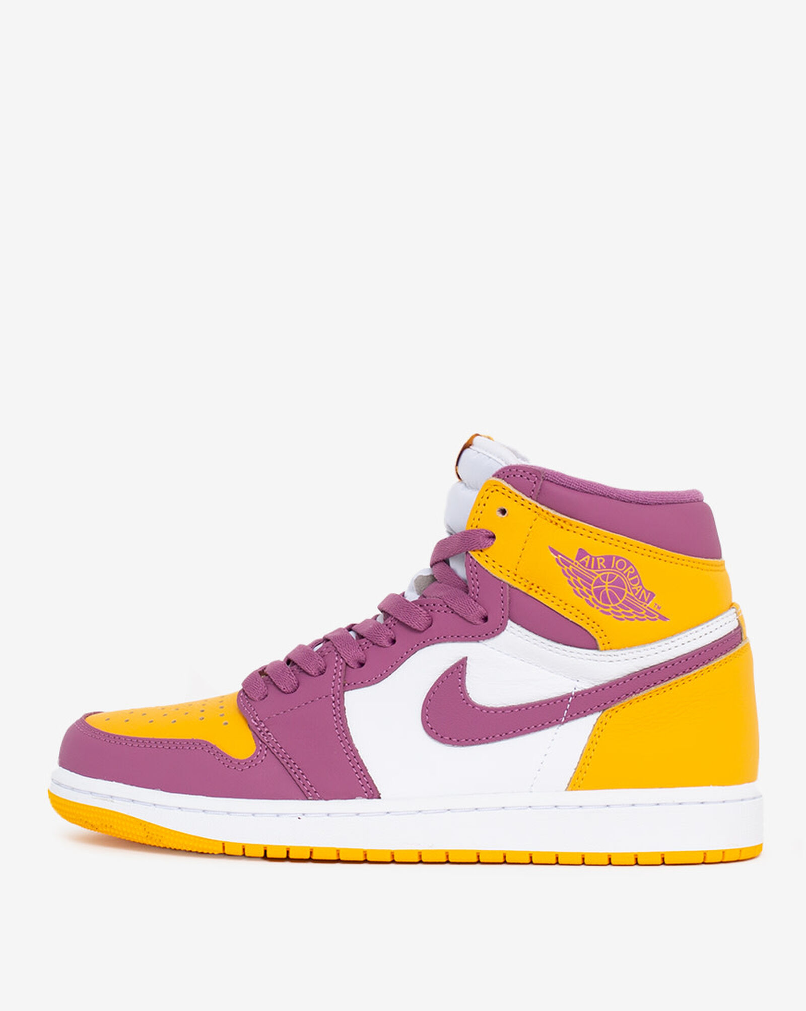 2022 NIKE AIR JORDAN 1 RETRO HIGH OG "Brotherhood" GOLD BORDEAUX  555088-706 MEN