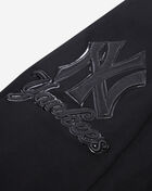 New York Yankees Triple Black Double Knit Pull Over Hoodie