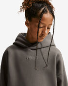 Nike Big Kids' NSW Club Fleece Back Hit Hoodie IO1683-283 Brown 4