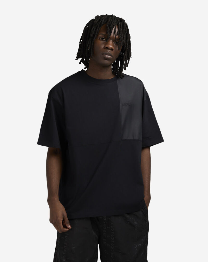 SNIPES Oversized Contrast Fabric Tee SNQ225001M-BLK Black 1