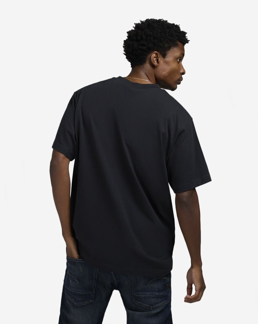 Shop New Balance Relaxed Linear Logo Tee MT41582-BK black