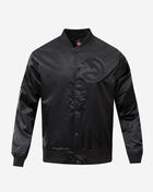 Atlanta Hawks Triple Black Satin Jacket