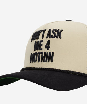 Don't Ask Me Twill Trucker Hat