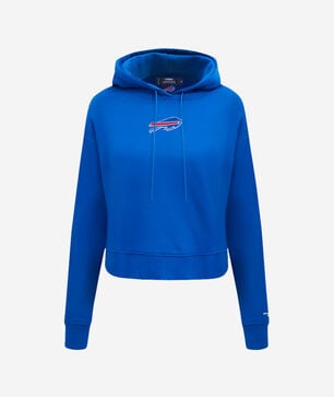 Buffalo Bills Wingspan Fleece Cropped Pull Over Hoodie