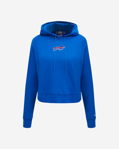 Buffalo Bills Wingspan Fleece Cropped Pull Over Hoodie