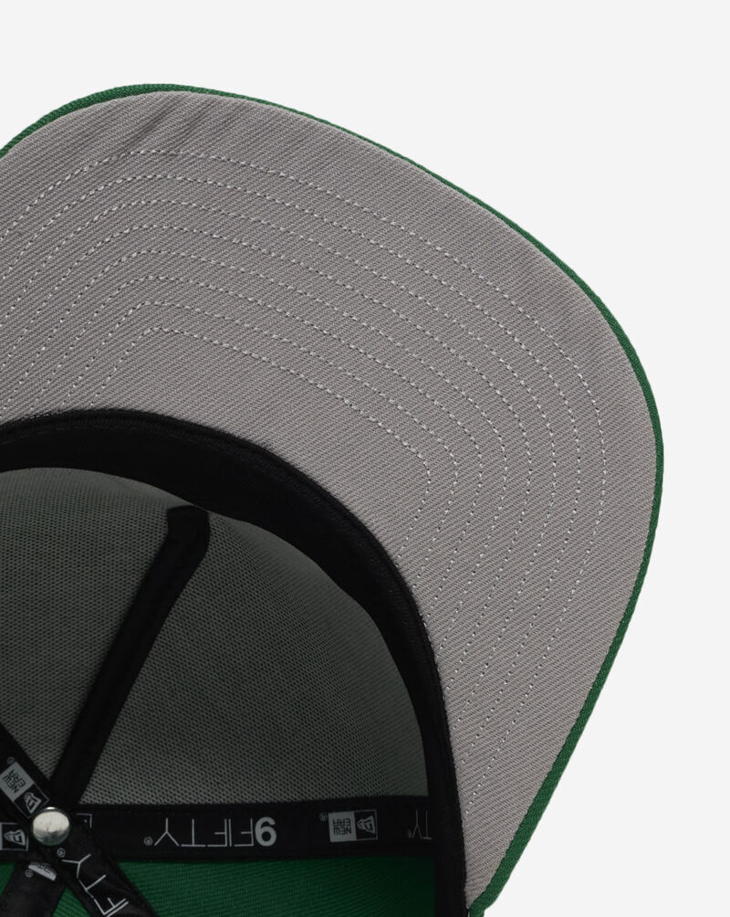 New Era 9Fifty Boston Celtics Visor Scripts A-Frame Snapback Hat 60974193 Green 4