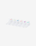 Pre-School 6PK (5-7) Metallic Swoosh Quarter Socks