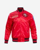 San Francisco 49Ers Retro Classic Rib Satin Jacket