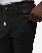 Guapi Monogram Embellished Denim Jeans OBSIDIAN-BLK-ICON-EMB-DNM Black 4
