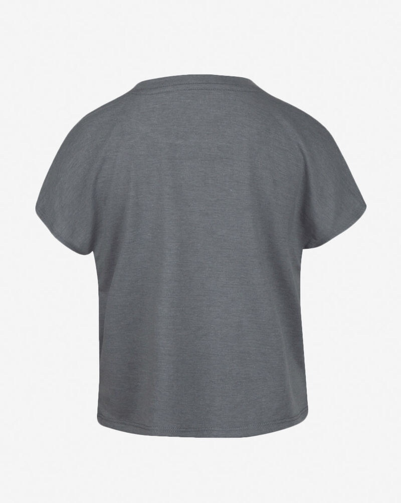Nike Girls' Rainbow Swoosh Tee 36F564-042 Grey 2
