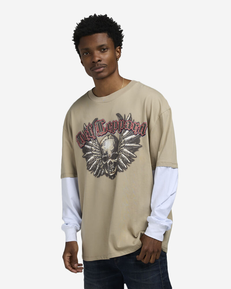 Freeze Max Def Leppard Euphoria Tour Tee D110027-TAW Beige 1