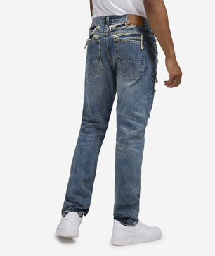 Heavy Rips and Repair Jeans