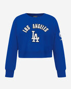 Big Girls' Los Angeles Dodgers Classic Fleece Crewneck