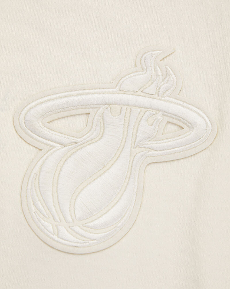 PRO STANDARD Miami Heat Neutral Drop Shoulder Tee BMH158740-EGG cream 2