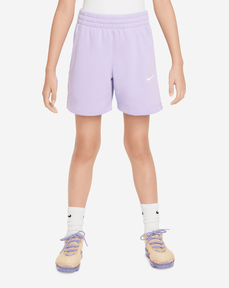 Nike Big Kids' NSW Club Fleece 5-In Shorts FD2919-515 Purple 1