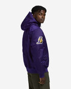 New Era Alpha Industries Historic L-2B Los Angeles Lakers Hooded Bomber Jacket 60564107 Purple 2