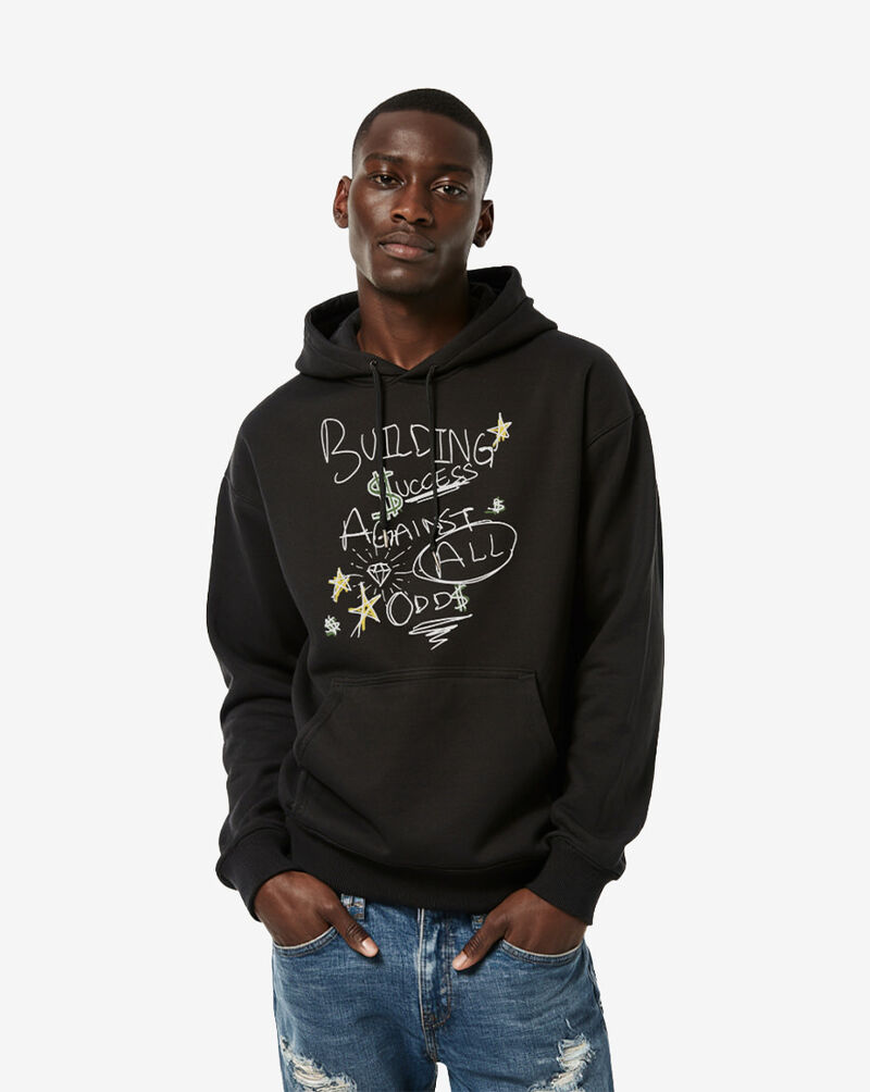 Mister Tee Build Success AOO Hoodie MTUS585-00007 Black 1