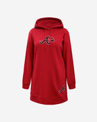 PRO STANDARD Atlanta Braves Classic Fleece Hoodie Dress LABB34346-RED Red 1