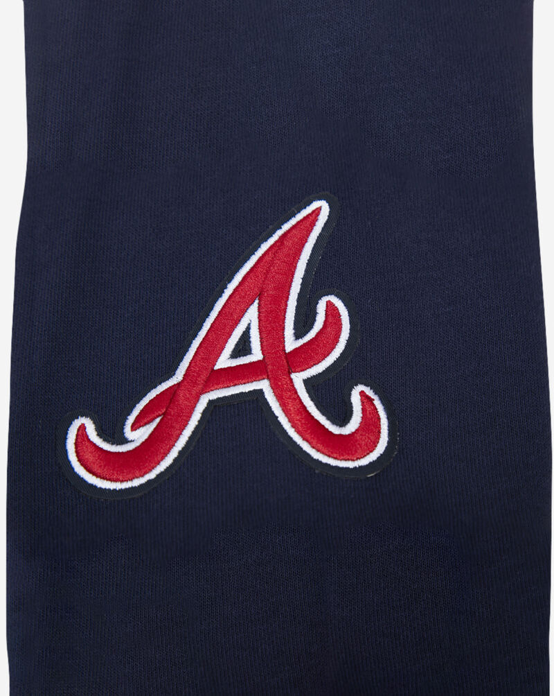 PRO STANDARD Atlanta Braves Classic Fleece Pull Over Hoodie LABC34340-MDN Blue 4
