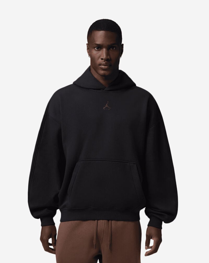 Jordan Brooklyn Oversized Fleece Pullover Hoodie IM8911-010 Black 1