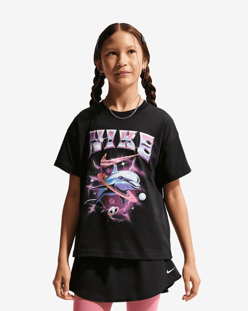 Nike Big Kids' NSW T-Shirt IQ5294-010 Black 1