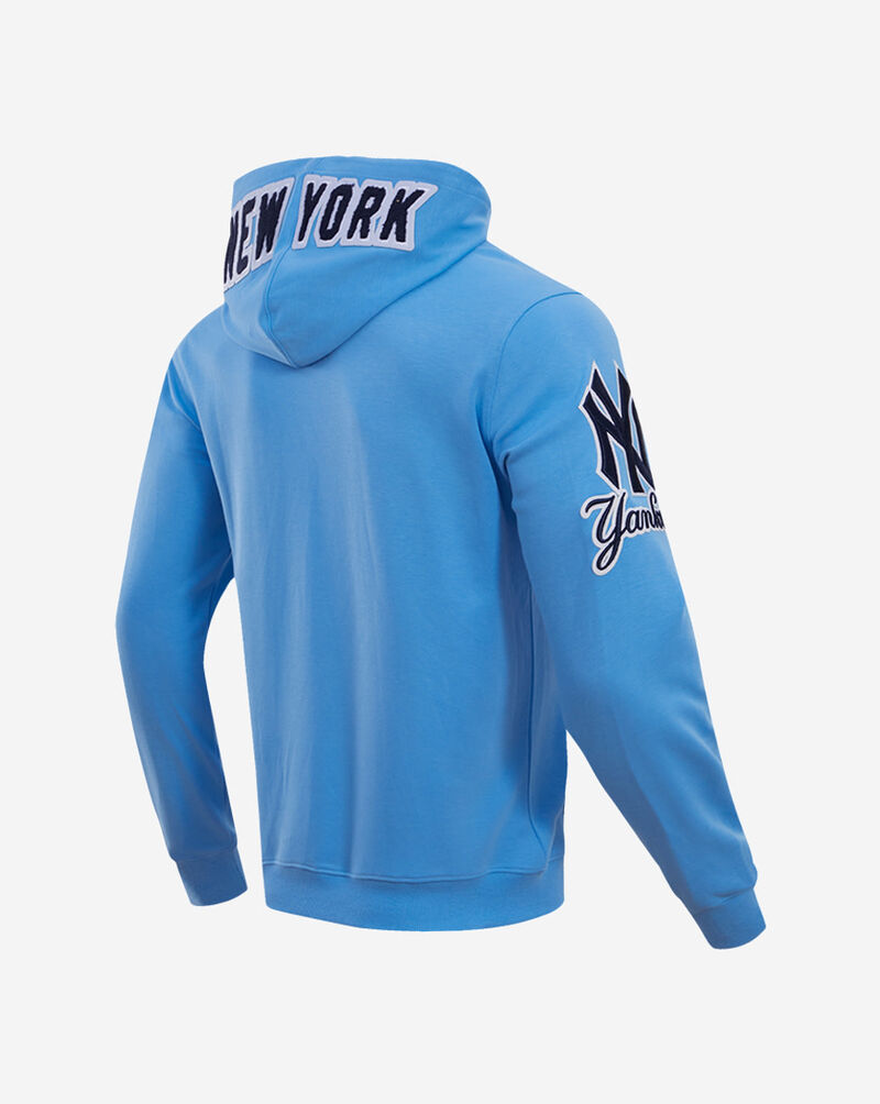 PRO STANDARD New York Yankees Classic Chenille Double Knit Pull Over Hoodie  LNY531152-UNI Blue 3
