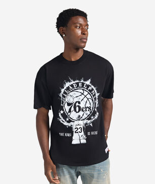 LeBron James Philadelphia 76ers Black Witness T-Shirt