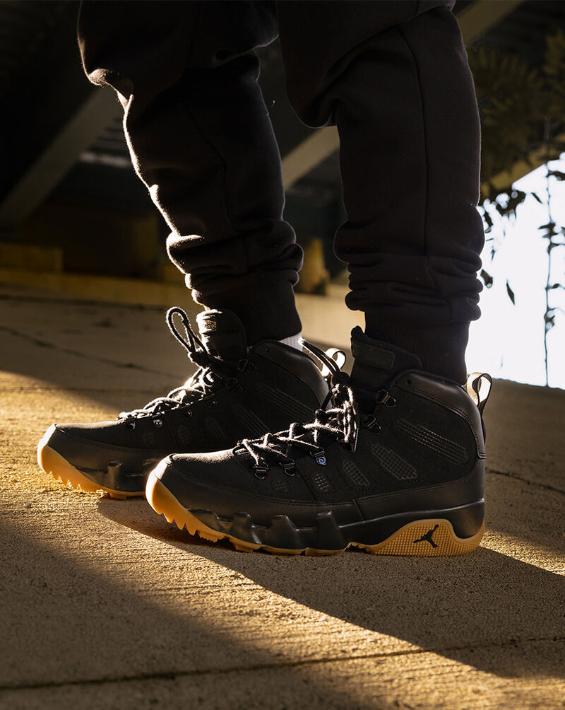 jordan 9 on feet