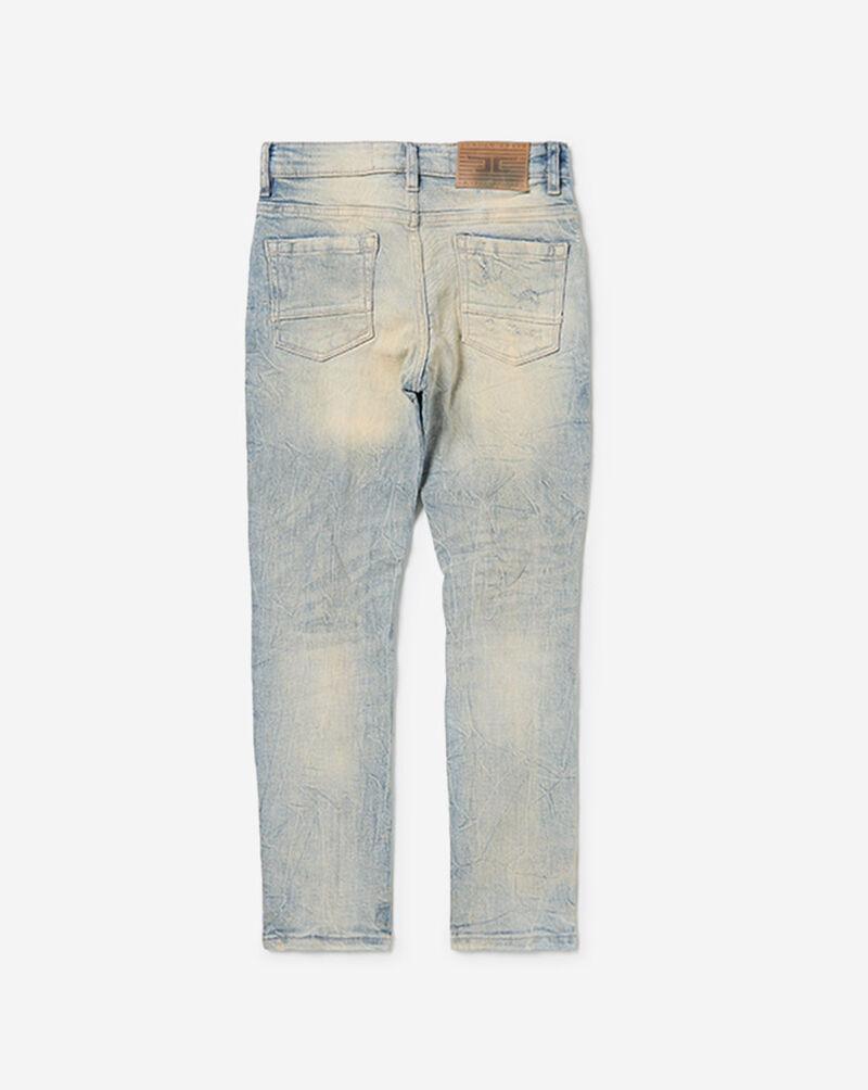 Jordan Craig Kids' Distressed Slim Fit Jeans (8-16) JS3308B-ICELAGER Blue 3