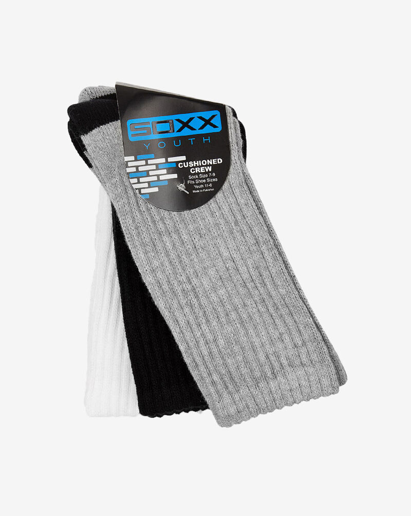 Soxx Grade School Crew Socks PL-SX16237GBHT Multi 1
