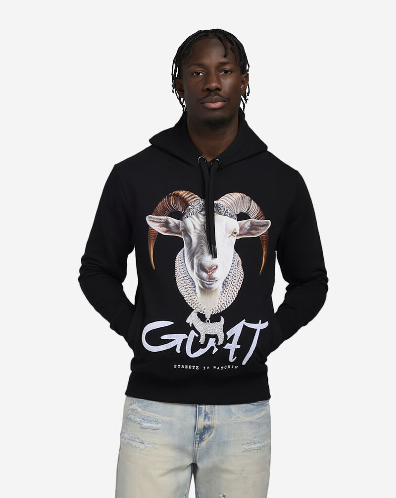 STREETZ IS WATCHIN Goat Hoodie HDSIW5124-BLK Black 1