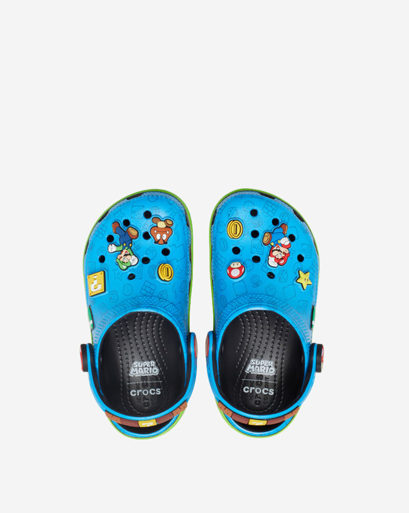 Crocs Pre-School Super Mario Classic Clog 212139-90H Blue 6