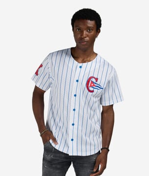Cuban Stars Yordan &Aacute;lvarez Authentic Batting Practice Pinstripes Jersey