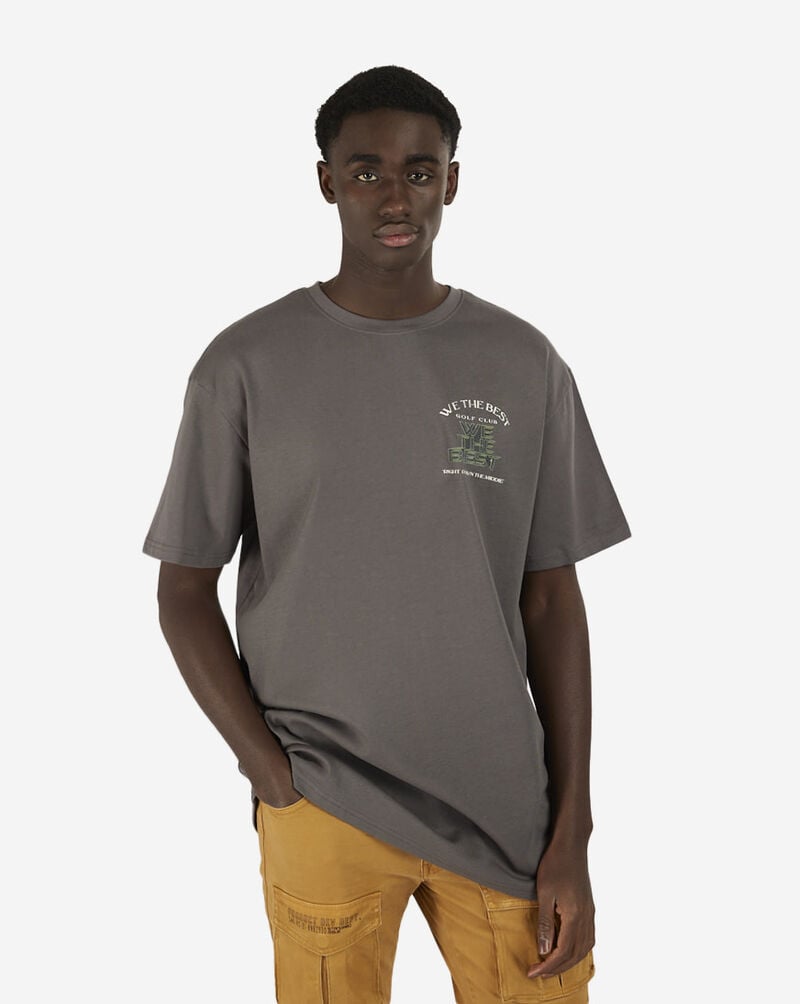 WE THE BEST Right Down The Middle Tee RDTM001-DKGY Grey 1