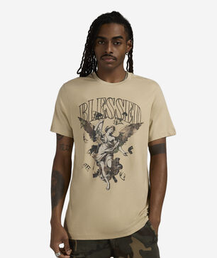 Camo Blessed Angel Tee
