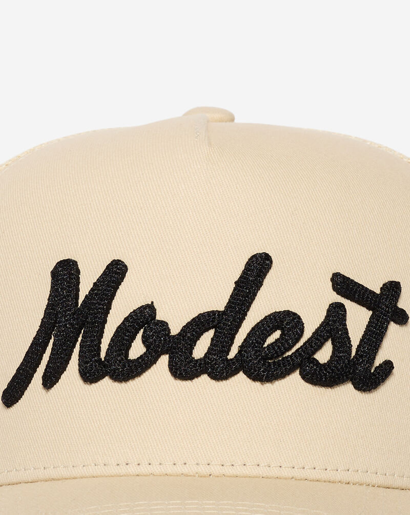 Field Grade Modest Twill Mesh Back Trucker Hat 1006537 cream 2