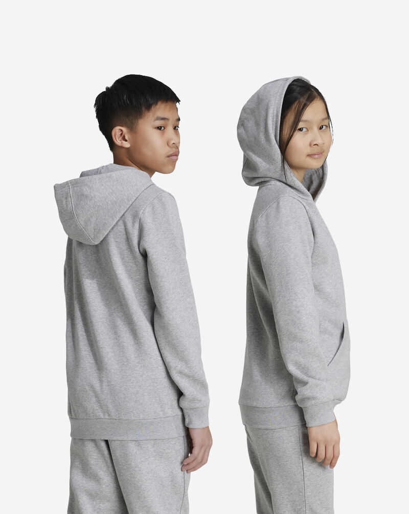 adidas Big Kids' Essential Fleece Hoodie IX5285 Grey 4
