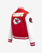PRO STANDARD Kansas City Chiefs Retro Classic Rib Wool Varsity Jacket FKCH410243-RDW Red 4