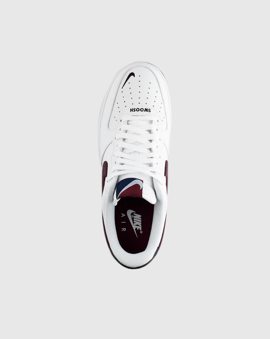 air force 1 white night maroon