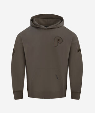 Philadelphia Phillies Neutral Drop Shoulder Fleece Pullover Hoodie