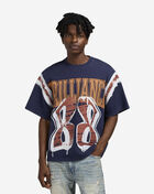 Smoke Rise Victory Flocking Crop Tee KT25578SN-PEA Blue 1