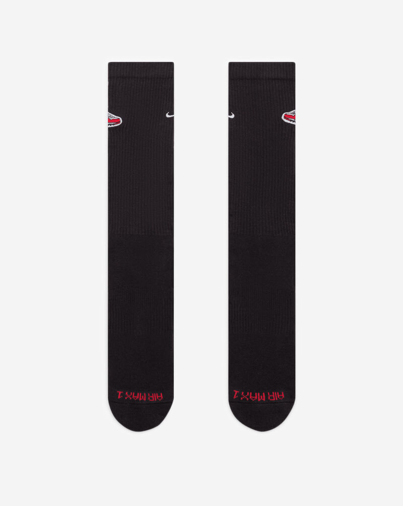 Nike Everyday Plus Crew Air Max Patch Socks FQ0327-010 Black 1