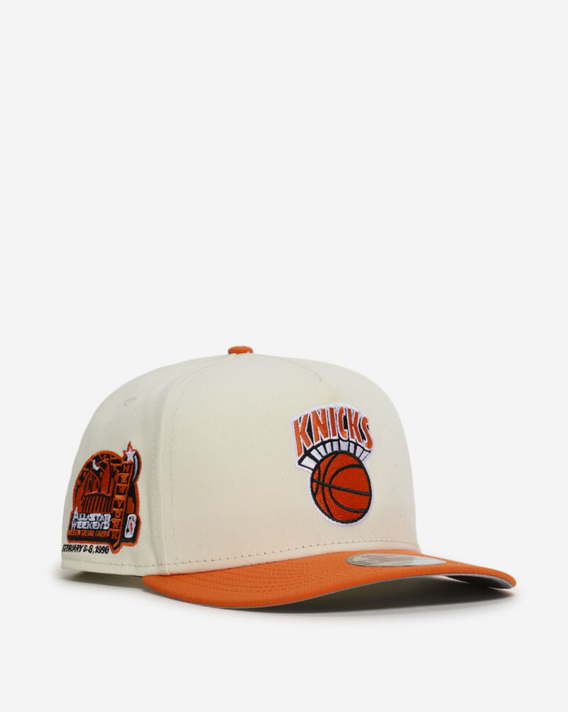 New Era 9Fifty New York Knicks A-Frame Snapback Hat 71007896 cream 1