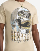 Urban Classics Chrome Skull Tee MTUS755-US-03872 Beige 3