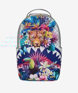 Flowering Jungle Shark Backpack