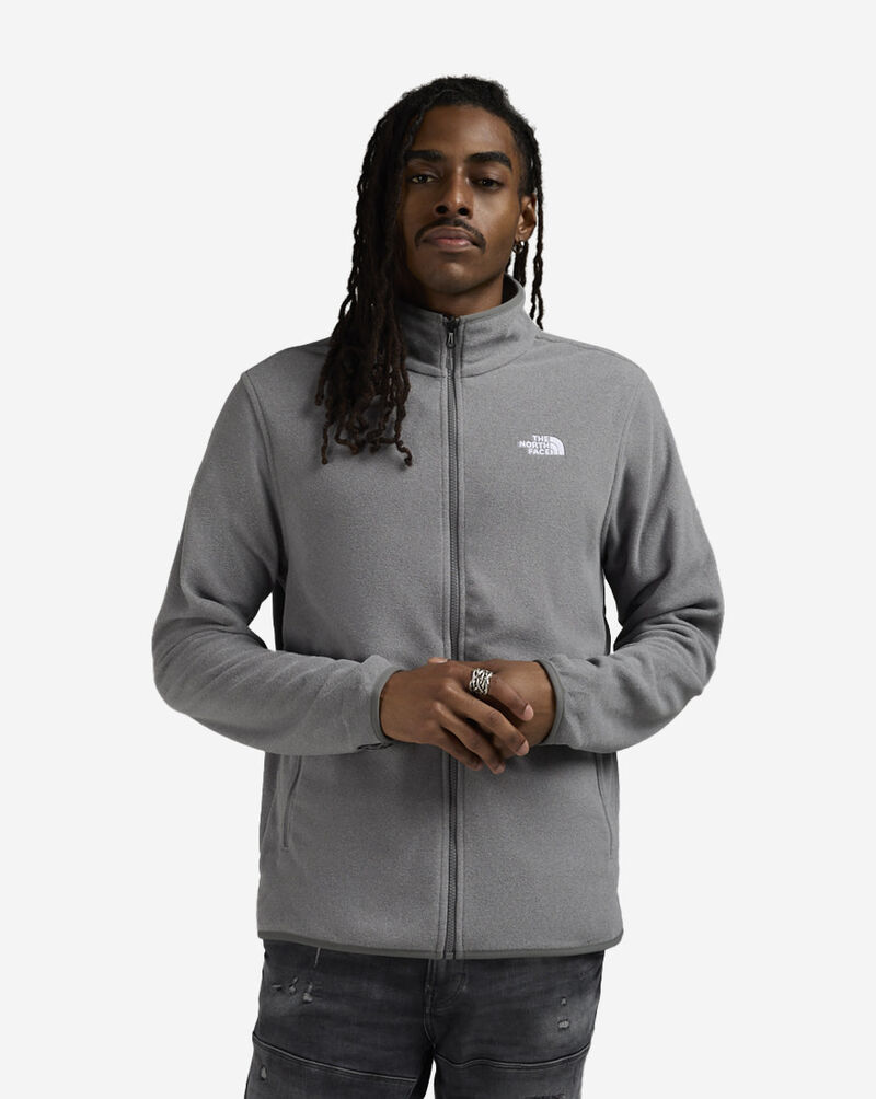 The North Face Glacier Fleece Quarter Zip Jacket NF0A8D0R-CQI Grey 1
