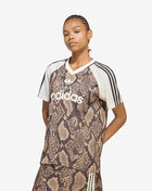 adidas Snake Print Satin Jersey KX1897 Brown 1