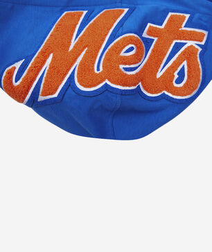 New York Mets Classic Chenille Double Knit Pull Over Hoodie 