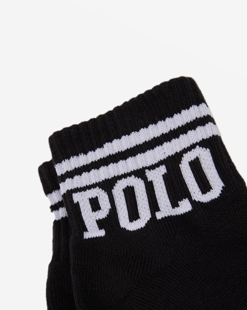 Polo Ralph Lauren 6-Pack Double Bar Polo Quarter Socks 824486PKZ2-150 White 2
